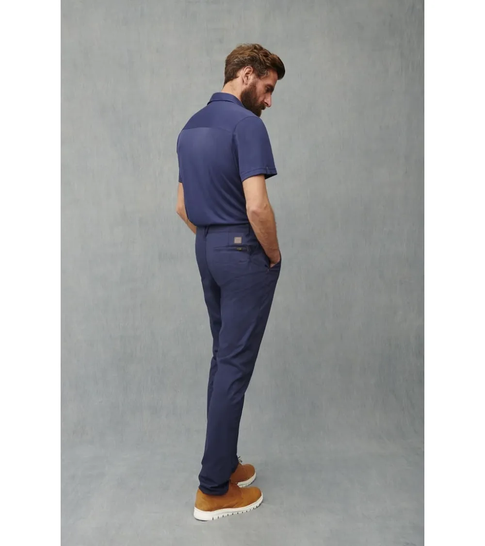 PANTALÓN TIPO CHINO SLIM FIT CAMARERO MARINO FRENTE