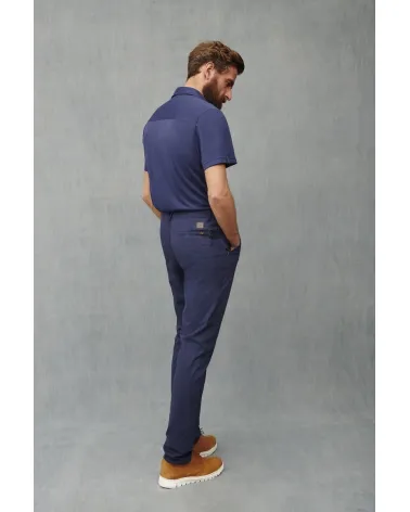 PANTALÓN TIPO CHINO SLIM FIT CAMARERO MARINO ESPALDA