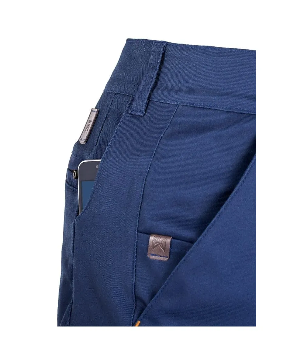 PANTALÓN TIPO CHINO SLIM FIT CAMARERO MARINO FRENTE