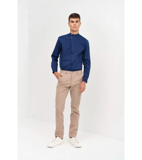 PANTALON CHINO HIDROFUGADO SLIM FIT BEIGE