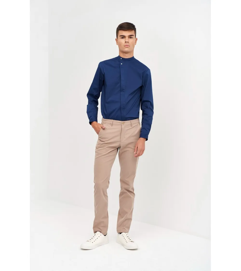 PANTALON CHINO HIDROFUGADO SLIM FIT BEIGE