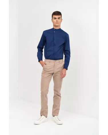 PANTALON CHINO HIDROFUGADO SLIM FIT BEIGE