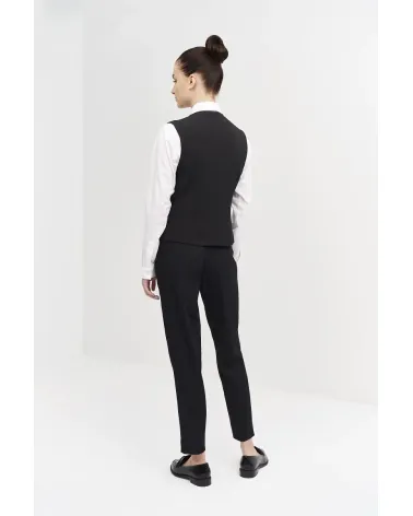 PANTALÓN DE VESTIR MUJER CATERING MODELO ESPALDA
