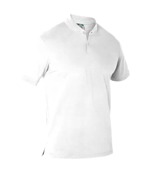 POLO MANGA CORTA CUELLO MAO SALA BLANCO