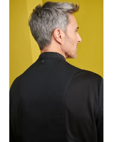 CHAQUETA COCINA RIB NEGRO ESPALDA