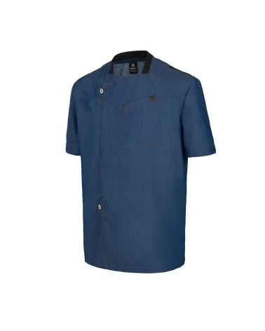 CHAQUETILLA HOSTELERIA MANGA CORTA DENIM FRENTE