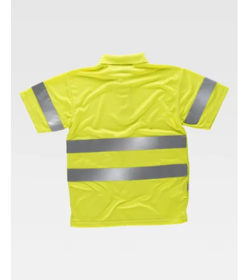 POLO ALTA VISIBILIDAD CLASE 2 amarillo FRENTE