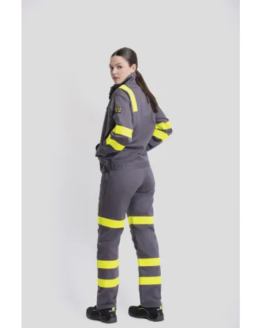 GRIS + AMARILLO A.V.  CONJUNTO ESPALDA