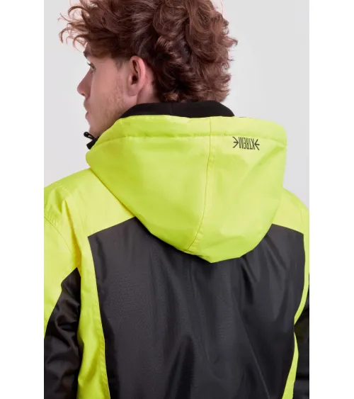PARKA BICOLOR PARA FRIO EXTREMO USO DE CAPUCHA