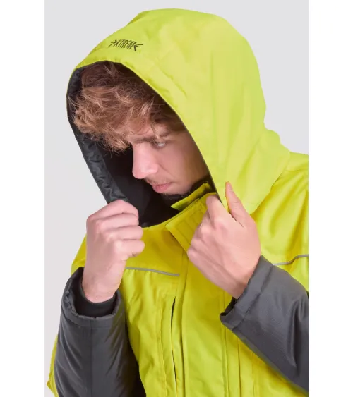 PARKA BICOLOR PARA FRIO EXTREMO USO DE CAPUCHA
