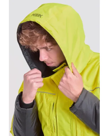 PARKA BICOLOR PARA FRIO EXTREMO USO DE CAPUCHA