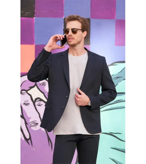 AMERICANA HOMBRE BIELASTICA RECEPCIONISTA MARINO EJEMPLO DE USO