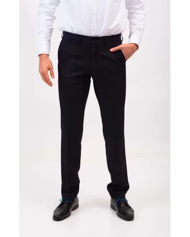 PANTALÓN VESTIR HOMBRE BIELASTICO MARINO FRENTE