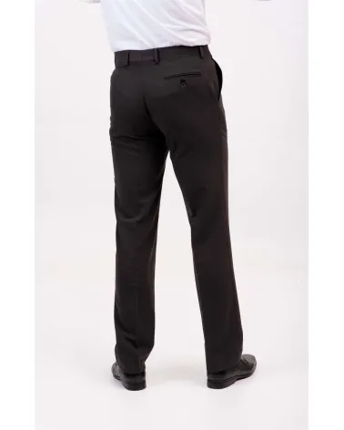 PANTALÓN STRETCH HOSTELERÍA RECEPCIÓN GRIS ESPALDA