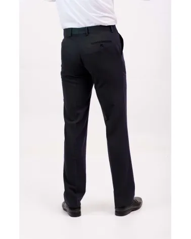 PANTALÓN STRETCH HOSTELERÍA RECEPCIÓN MARINO ESPALDA