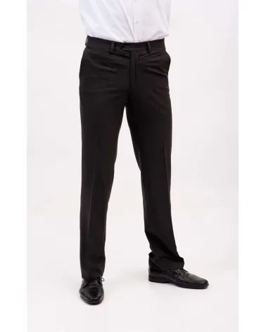 PANTALÓN STRETCH HOSTELERÍA RECEPCIÓN NEGRO FRENTE