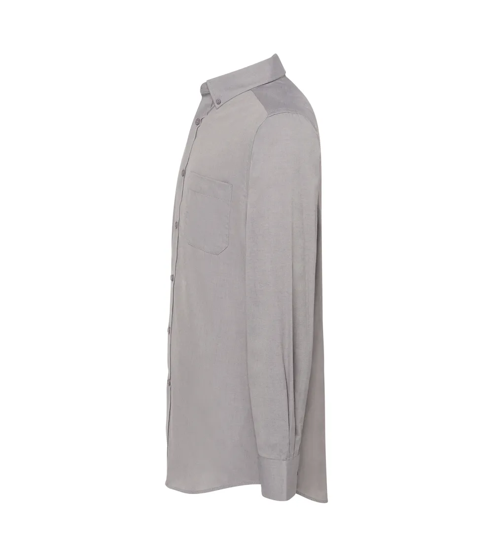 CAMISA DE VESTIR OXFORD SILVER