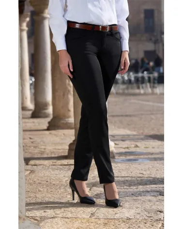 PANTALÓN CINCO BOLSILLOS BIELÁSTICO MUJER FRENTE