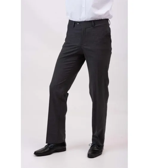 PANTALON HOMBRE ANTIMANCHAS LANA GRIS FRENTE
