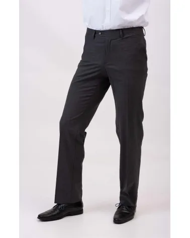 PANTALON HOMBRE ANTIMANCHAS LANA GRIS FRENTE
