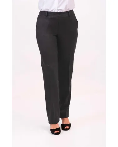 PANTALON MUJER ANTIMANCHAS LANA GRIS FRENTE