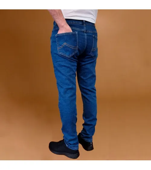 PANTALON VAQUERO ELÁSTICO HOMBRE STONE FRENTE