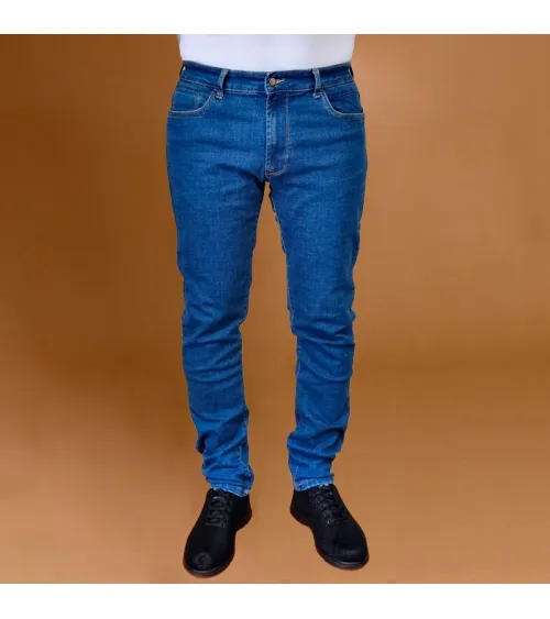 PANTALON VAQUERO ELÁSTICO HOMBRE STONE FRENTE