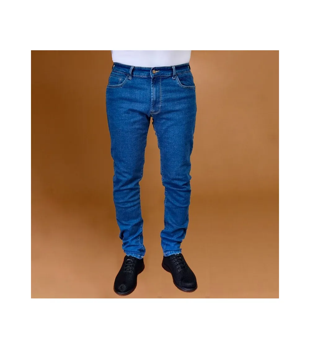 PANTALON VAQUERO ELÁSTICO HOMBRE STONE FRENTE