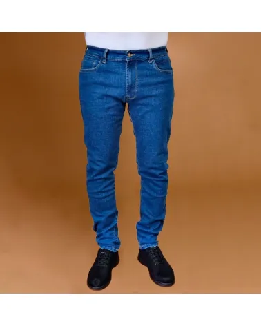 PANTALON VAQUERO ELÁSTICO HOMBRE STONE FRENTE