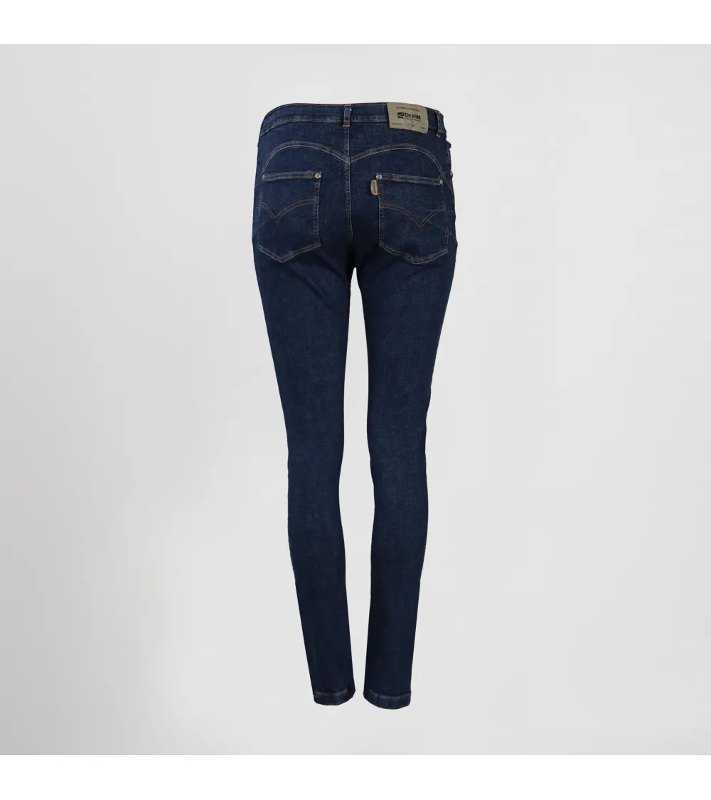 PANTALONES VAQUEROS HOSTELERÍA MUJER MARINO FRENTE