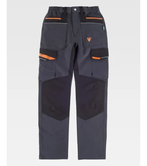 PANTALON MULTIBOLSILLOS CON VIVOS ELÁSTICO
