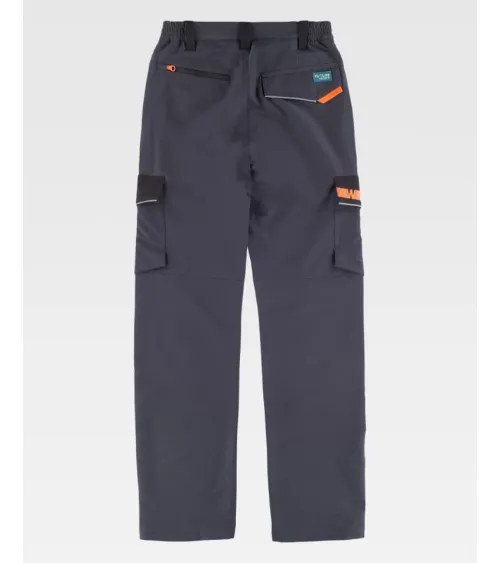 PANTALON MULTIBOLSILLOS CON VIVOS ELÁSTICO