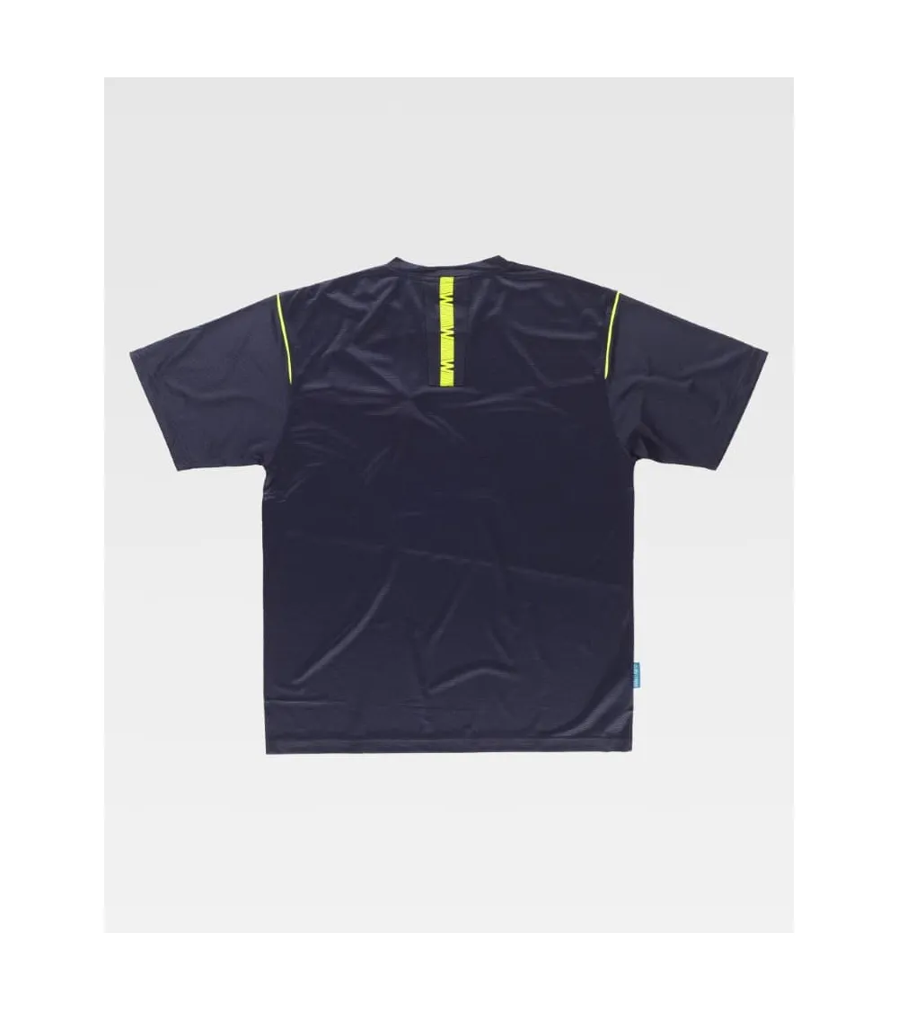 CAMISETA TEJIDO DEPORTIVO SECADO RÁPIDO AZUL MARINO