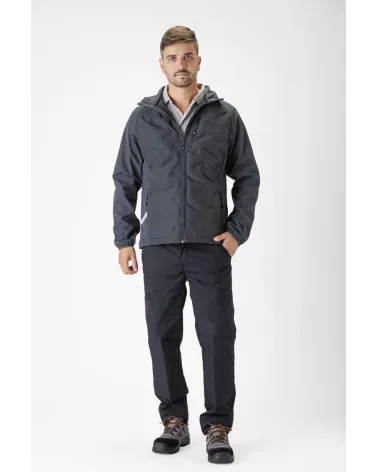 CHAQUETA WORKSHELL ELÁSTICA ACOLCHADA