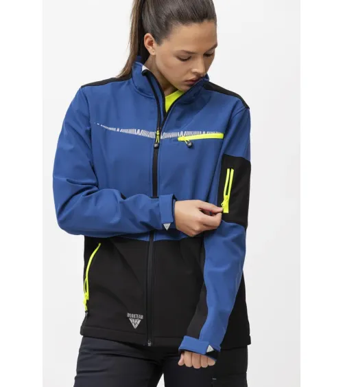 WORKSHELL ELÁSTICO CON FORRO POLAR AZUL