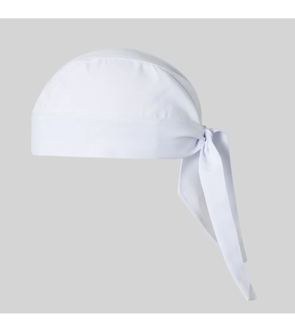 GORRO PIRATA TEJIDO RECICLADO MICROFIBRA BLANCO