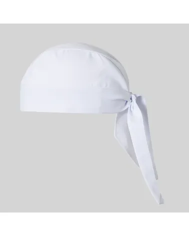 GORRO PIRATA TEJIDO RECICLADO MICROFIBRA BLANCO
