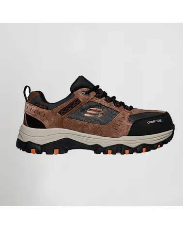 SKECHERS GREETAH COMP TOE HOMBRE COSTADO