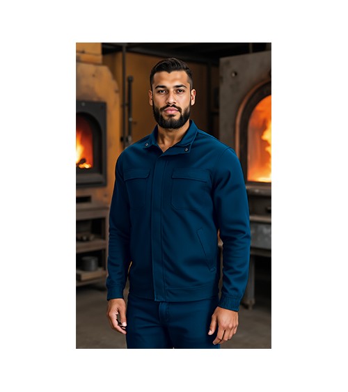 CHAQUETA IGNÍFUGA 100% ALGODÓN FR