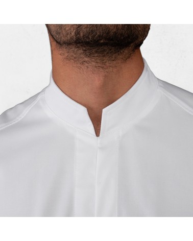 CHAQUETA COCINA CUELLO MAO SLIM FIT