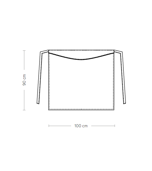 DELANTAL FRANCES COCINA CON VIVOS