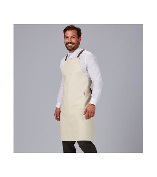 DELANTAL PETO ALGODON ORGANICO frente