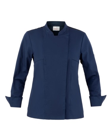 CHAQUETA CHEF MUJER FRESH FIT COLORES azul