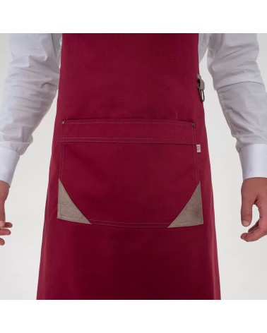 DELANTAL CON PETO CAMARERO UNISEX