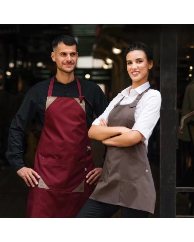 DELANTAL CON PETO CAMARERO UNISEX