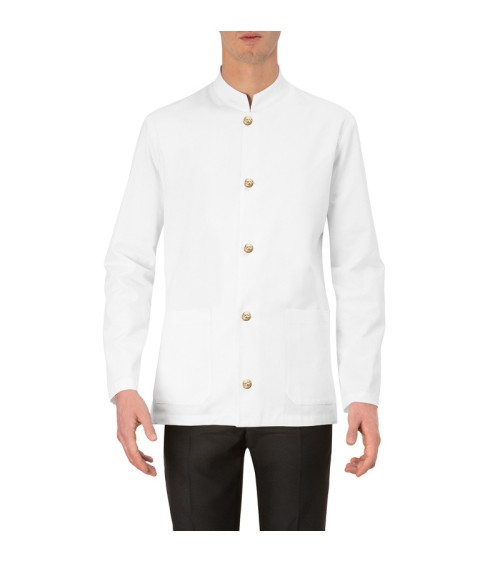 CHAQUETA PIER BLANCA ALGODÓN