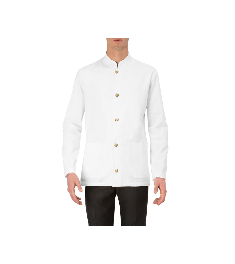 CHAQUETA PIER BLANCA ALGODÓN