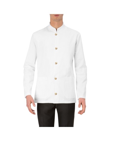 CHAQUETA PIER BLANCA ALGODÓN