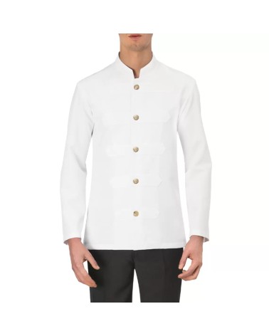 CHAQUETA HOSTELERÍA PIER SLIM BLANCA