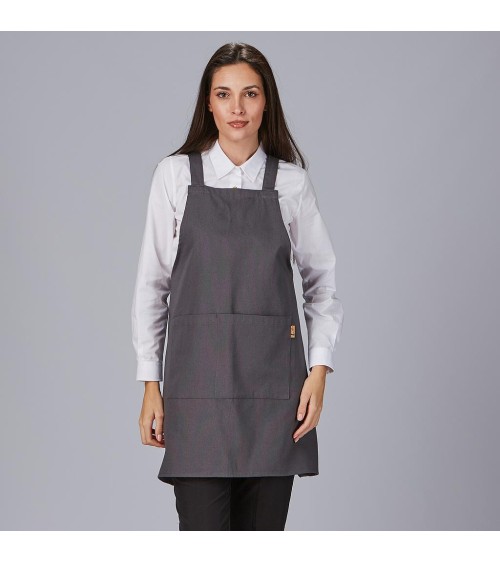 DELANTAL PETO ORGÁNICO NATURE  76x92CM